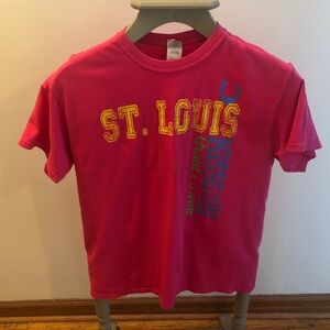 Gildan Hot Pink St. Louis Missouri Graphic Tee